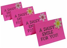 Daisy Caring Tray Favor Packette