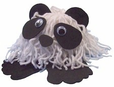 Panda Yarn Bug Craft