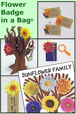 Girl Scout Flower Badge in a Bag
