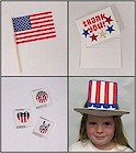 Stars and Stripes Badge in a Bag