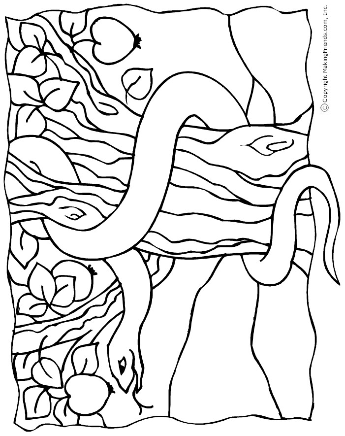 garden of eden coloring pages - photo #18