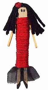 Spanish Clothespin Doll