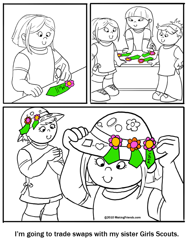 daisy girl scouts coloring pages - photo #19