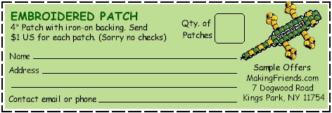 Coupon Beaded Gecko Patch