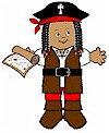 High Seas Paper Doll Friends