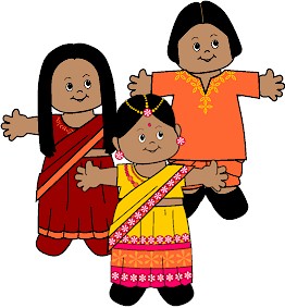 India Paper Doll Friends