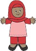 Mulsim Paper Doll Friends 