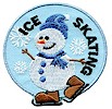 Ice Skating Fun Patch