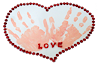 Love Hand Print