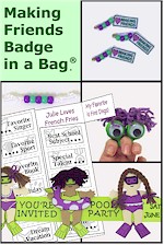 Making Friends Badge in a Bag