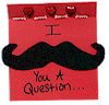 Mustache Card