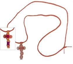 Magic Bead Cross Necklace