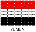 Yemen Flag Pin Pattern
