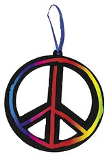 Peace Sign Scratch Art