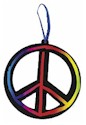 Peace Sign Scratch Art