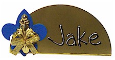 Blue & Gold Place Cards