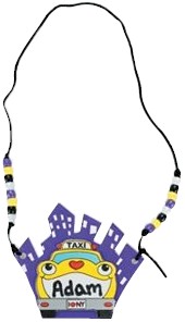 Taxi Name Tag Craft