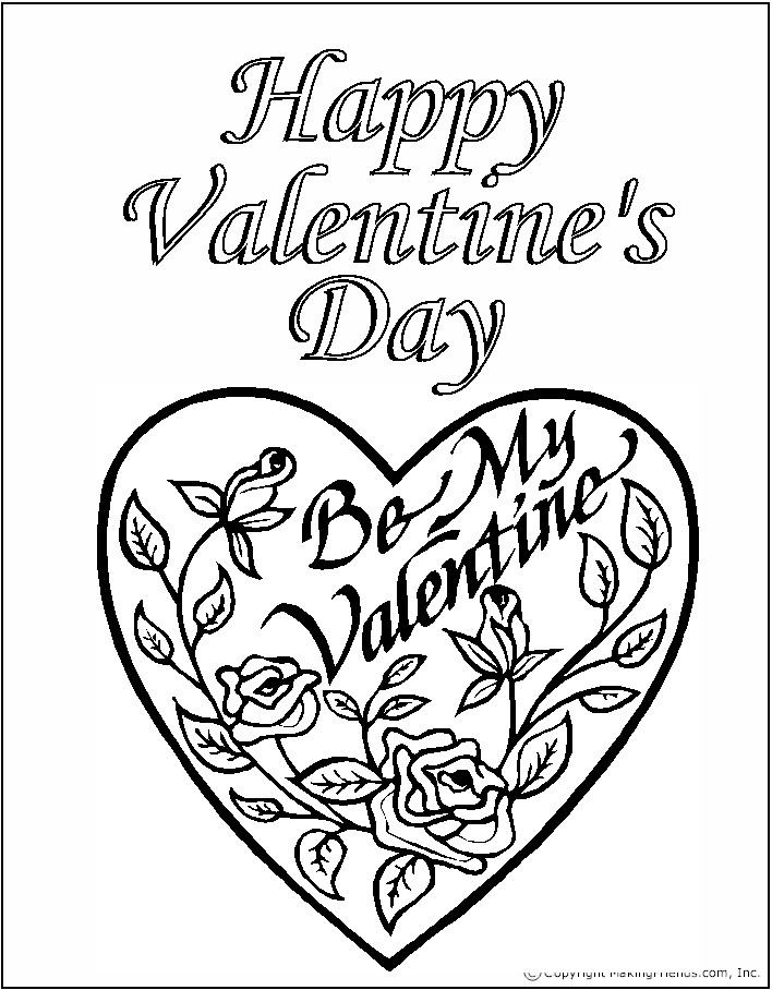 coloring pages of hearts and roses. coloring pictures of hearts