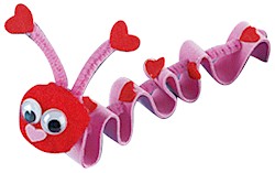 Valentine Inchworm Craft