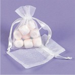 Mini Organza Bags -- 50 pack
