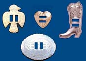 Metal Conchos