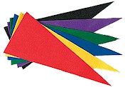 Felt Pennants -- 12 Pack