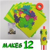 Luau Windsock Kit -- Makes 12