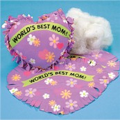 Fleece Tie Pillow Kit for Mom -- Out of Stock