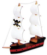 Pirate Ship Wood Model