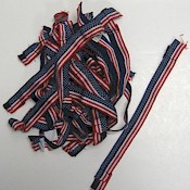 Patriotic Fabric  Ribbon -- Landfill Rescue