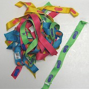 Flip Flop Fabric  Ribbon -- Landfill Rescue