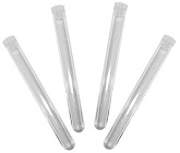 Plastic Testtube with Cap -- 4 Pack