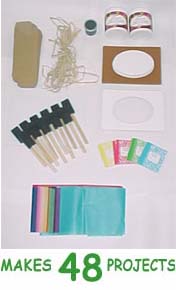 Decoupage Badge in a Bag�