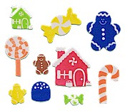 Peel & Stick Foamie Christmas Candy