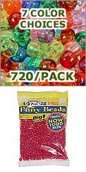 Translucent Pony Bead Pack