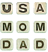 Combination Letter Beads