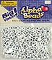 Alphabet Beads -- White/Black
