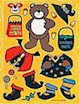 Halloween Bear Stickers -- Out of Stock