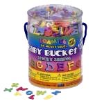 Bucket of Sticky Foamie Letters