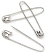 Coiless Safety Pins - 2 1/4