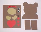 Bear Valentine Holder -- Close Out!
