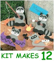 Camping Critter Magnet Kit -- Out of Stock