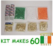 Irish Pony Bead Flag Pin Kit