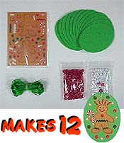 Gingerbread Necklace Kit
