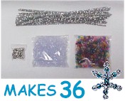 Beaded Snowflake Pin Kit