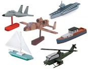 Unfinished Wood Model Kits