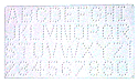 Alphabet Perler Pegboard