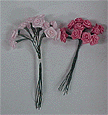 Ribbon Roses on Wire