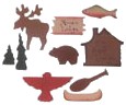 Northern Exposure Wood Cut-Outs -- Sale